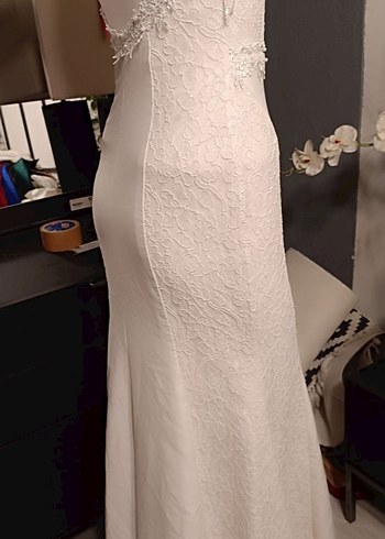 Beyaz Straplez Denizkızı Gelinlik - Görsel 5