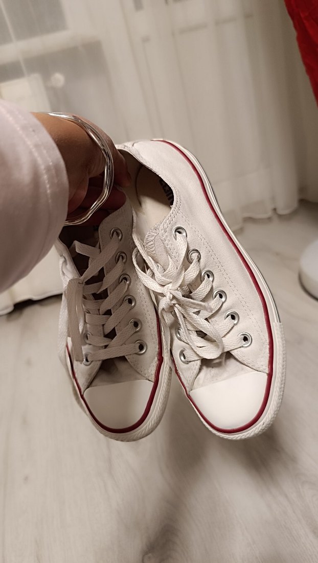 Beyaz Minimalist Kadın Spor Ayakkabı - Görsel 4