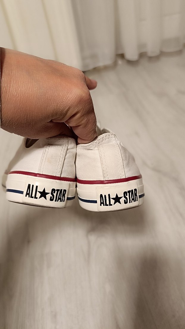 Beyaz Minimalist Kadın Spor Ayakkabı - Görsel 5