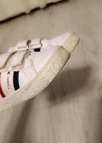 Çocuk Beyaz Tommy Sneakers Velcro Bantlı - Görsel 6