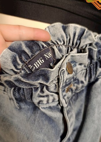 Kadın Gri Bol Kesim Kot Pantolon - Görsel 5