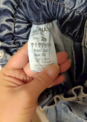 Kadın Gri Bol Kesim Kot Pantolon - Görsel 8