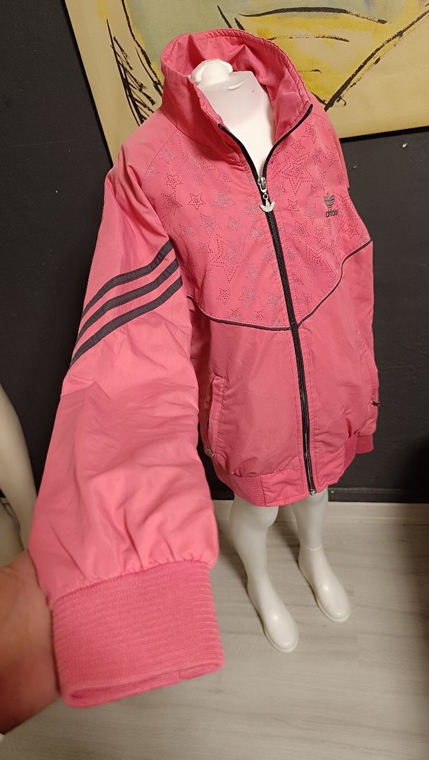 Pembe Fermuarlı çocukSpor Ceket - Görsel 2