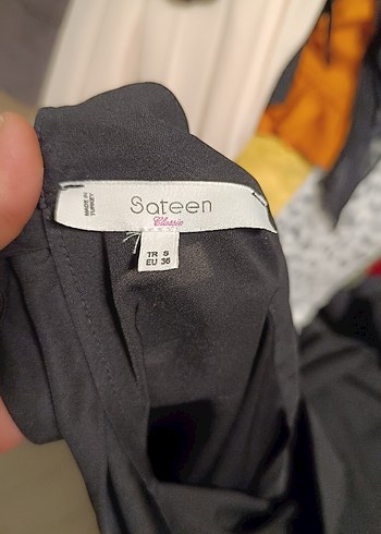 Zincir Detaylı Siyah Uzun Kollu Bluz - Görsel 11