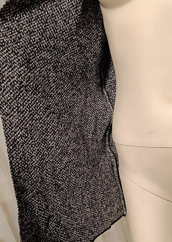 Gri Kadın Midi Triko Hırka - Görsel 4