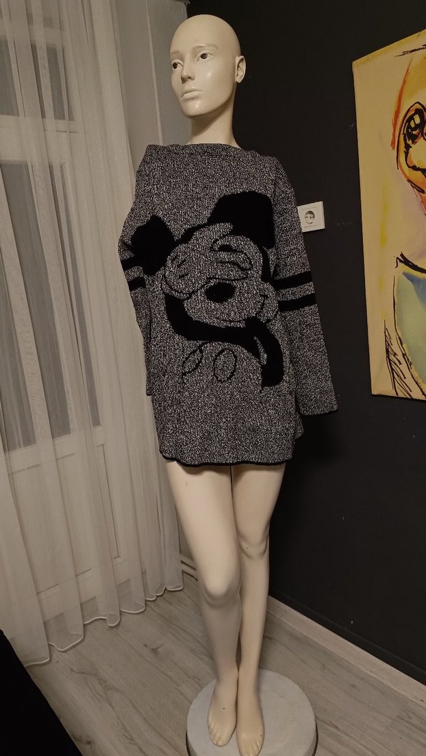 Gri Kadın Midi Triko Hırka - Görsel 5