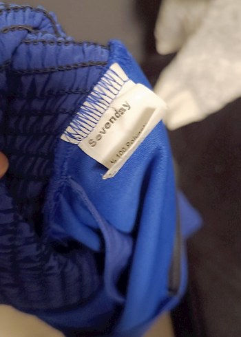 Drapeli Straplez Mini Bluz - Görsel 7