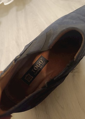 Lacivert Süet Fermuarlı Erkek Bot - Görsel 7