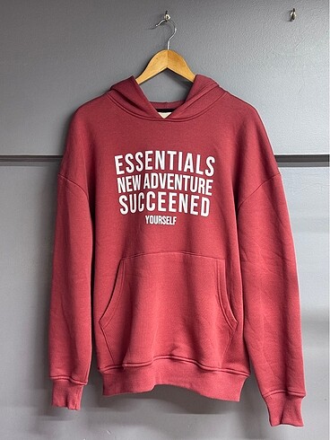 Kapüşonlu Oversize Baskılı Hoodie