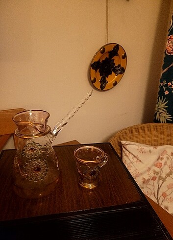  Beden Renk Isıya dayanıklı cezve ve bardağı