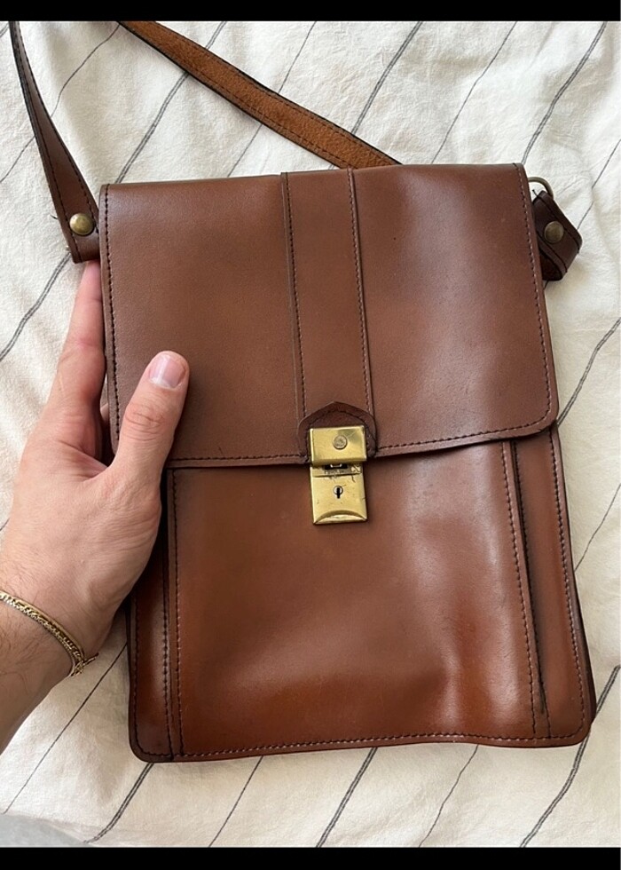 Deri çanta - Görsel 5