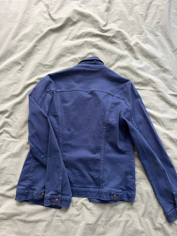 Lacivert Düğmeli Erkek LTB Kot Ceket - Görsel 4