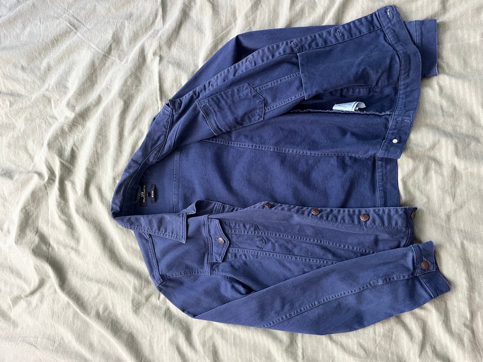 Lacivert Düğmeli Erkek LTB Kot Ceket - Görsel 3