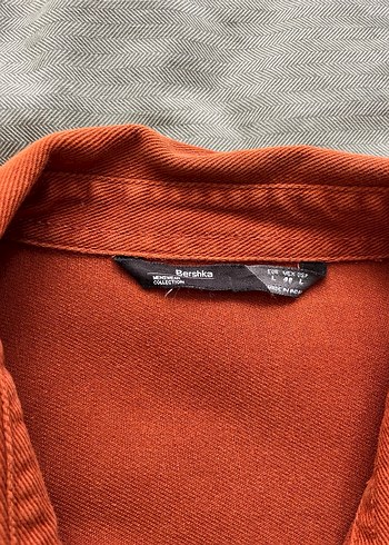 Kiremit rengi BERSHKA ceket - Görsel 2