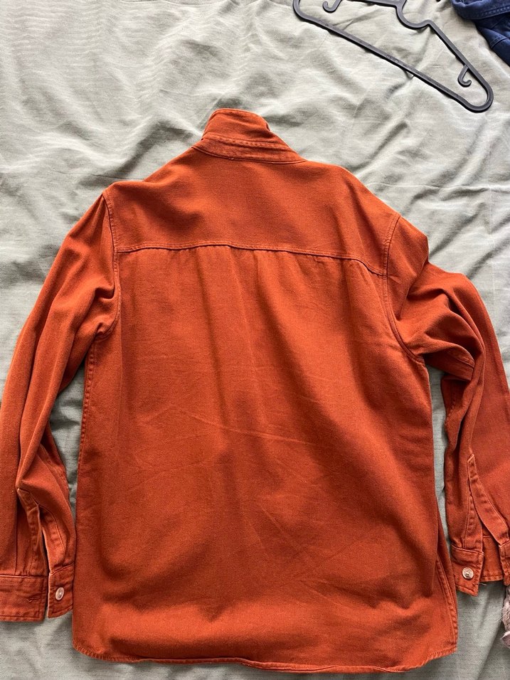 Kiremit rengi BERSHKA ceket - Görsel 4