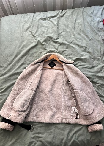 Kürk Detaylı Erkek BERSHKA mont - Görsel 3