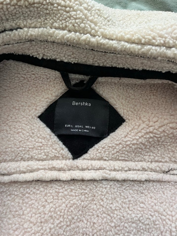 Kürk Detaylı Erkek BERSHKA mont - Görsel 5