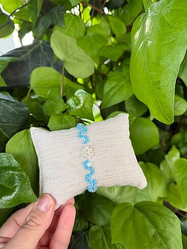 HANDMADE İNCİLİ BİLEKLİK.