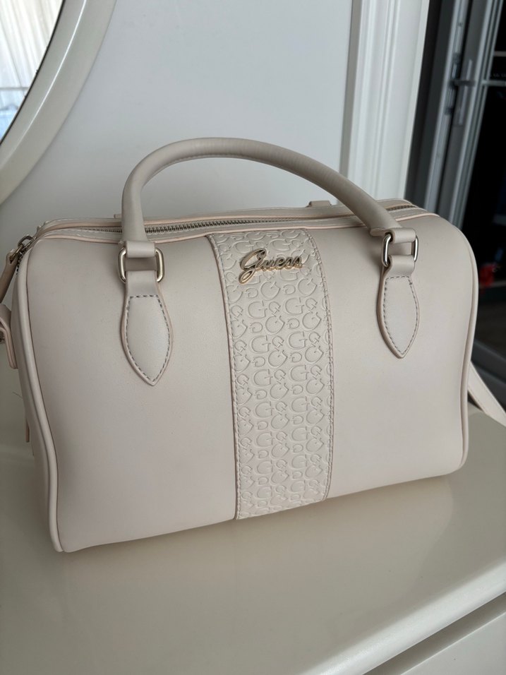 Guess Beyaz Deri Kadın Çanta - Görsel 3