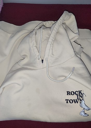 Bej Kadın Fermuarlı Sweatshirt 2XL - Görsel 2