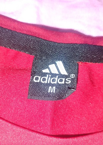 adidas orjinal kırmızı tişört - Görsel 2