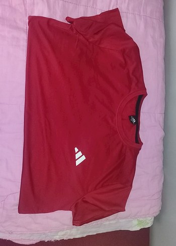 adidas orjinal kırmızı tişört - Görsel 3