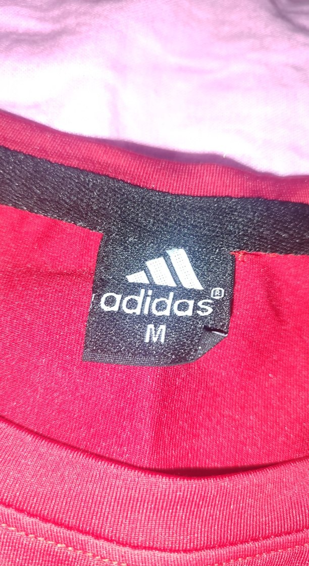 adidas orjinal kırmızı tişört - Görsel 2