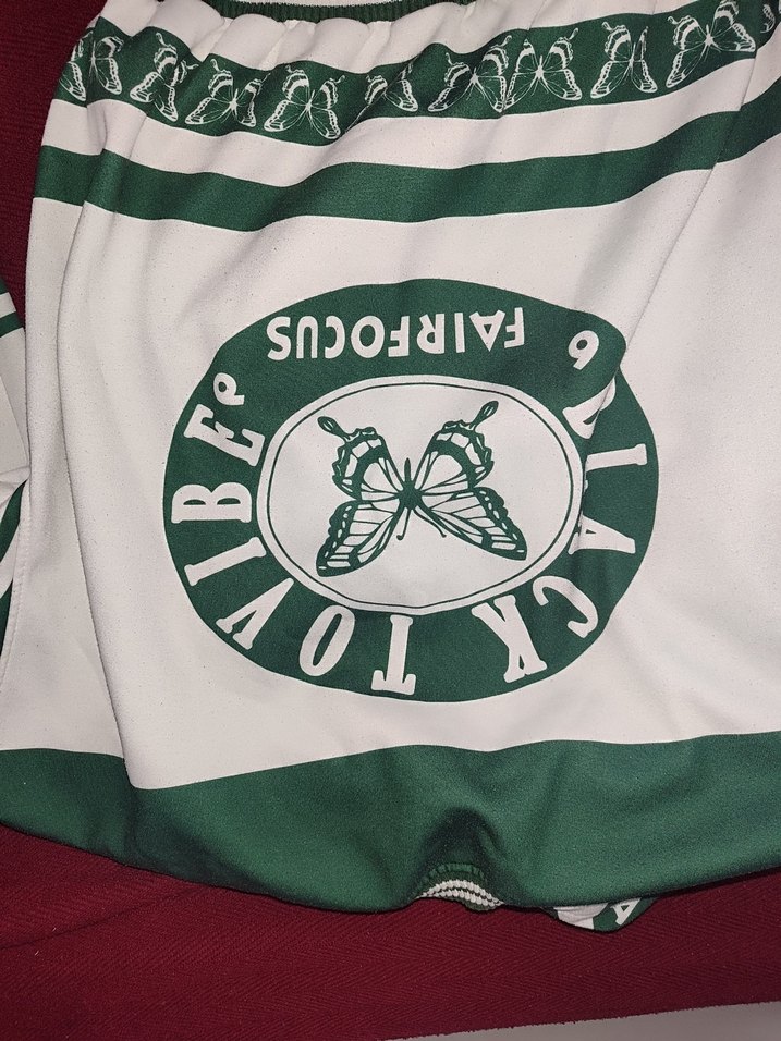 Yeşil Baskılı Grunge Punk Kadın Sweatshirt - Görsel 3