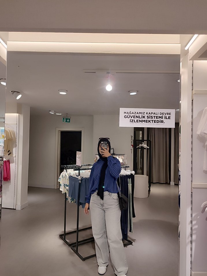 açık mavi baggy pantolon - Görsel 2