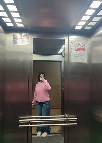 koyu mavi baggy pantolon - Görsel 2