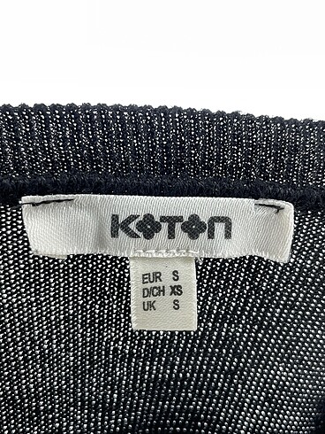 s Beden siyah Renk Koton Bluz %70 İndirimli.