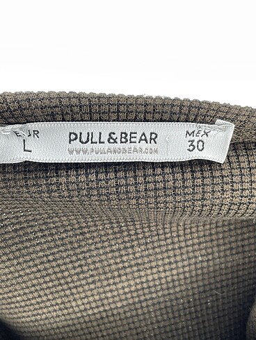 l Beden haki Renk Pull and Bear Günlük Elbise %70 İndirimli.