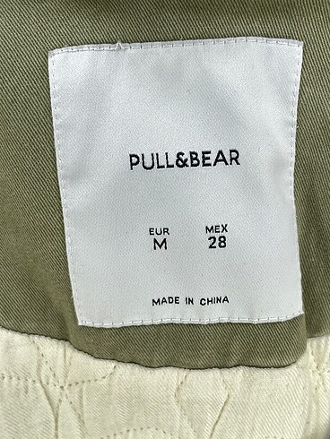 m Beden çeşitli Renk Pull and Bear Kaban %70 İndirimli.