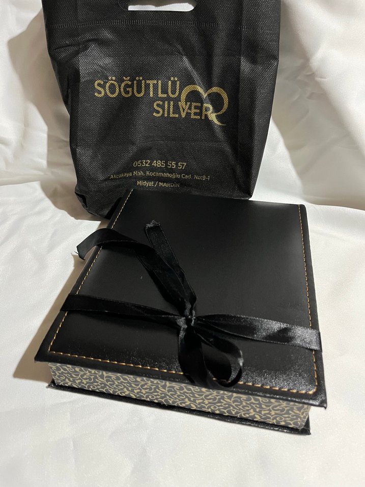 Söğütlü Silver Gümüş Takı Seti SIFIR ORJİNAL — görsel 4/5