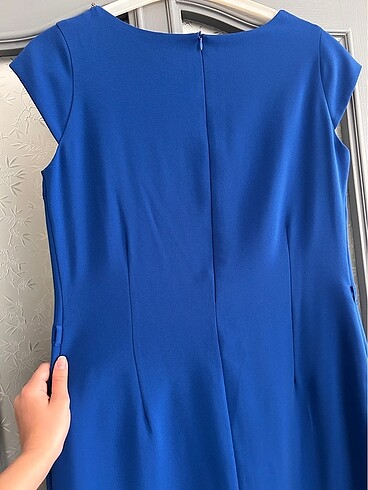xl Beden Lacivert Elbise