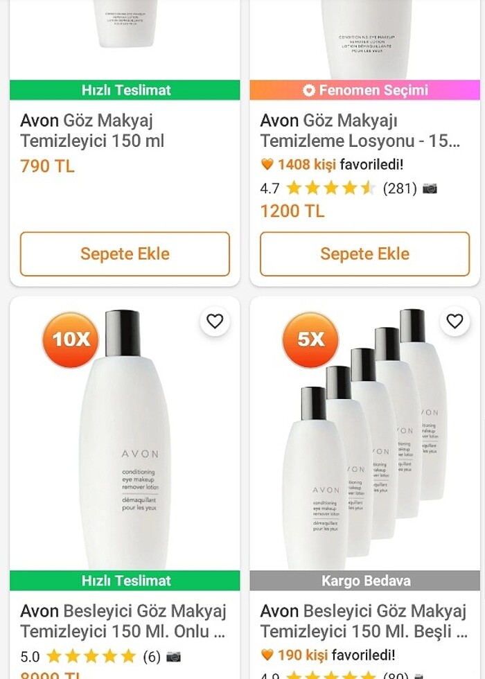 Avon göz makyaj temizleyici - Görsel 3