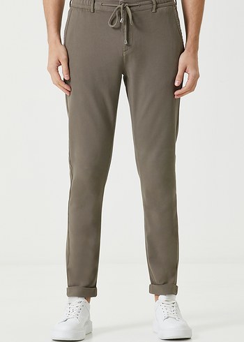 Erkek Vizon Jogger Fit pantolon, 44 beden