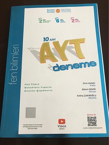 Üç Dört Beş 10 ayt fen denemesi