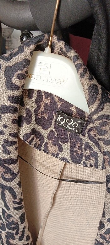 42 Beden camel Renk Blezer ceket leopar journey
