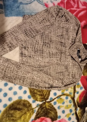 Yılan Desenli crop marka ürün sıfır - Görsel 5