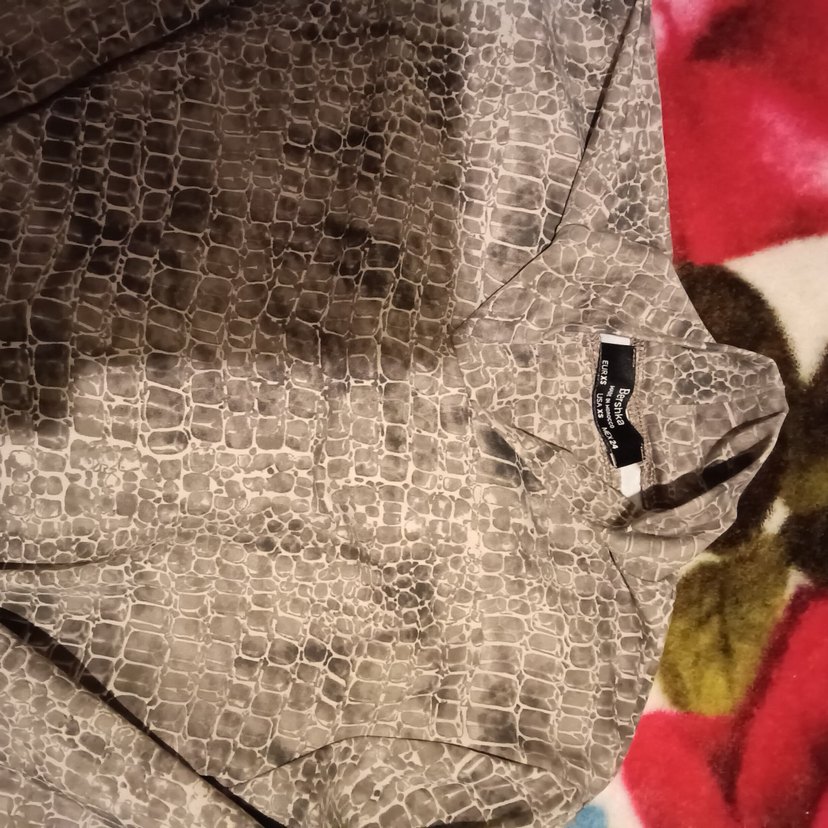 Yılan Desenli crop marka ürün sıfır - Görsel 4