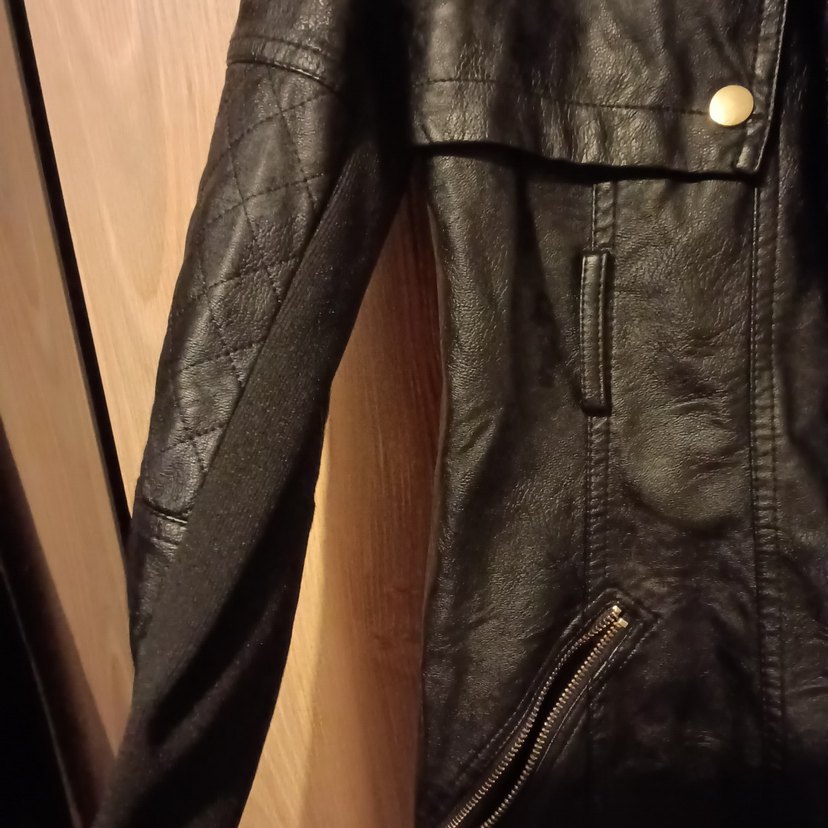 deri uzun mont sıfır ürün çok tarz - Görsel 2