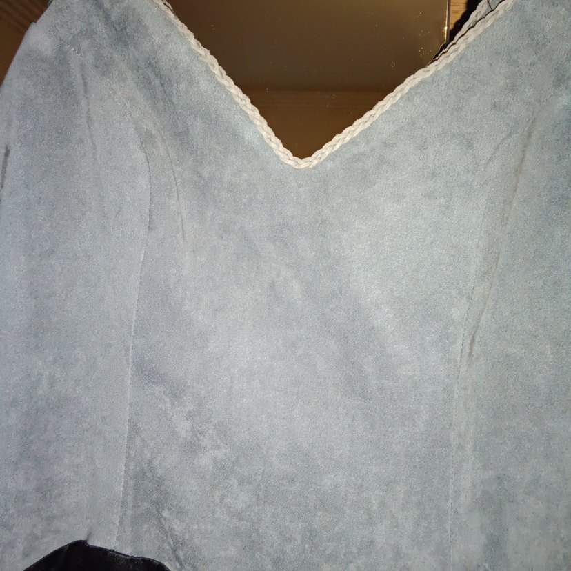 Gri V Yaka Uzun Drapeli tulum muhteşem bir ürün - Görsel 2