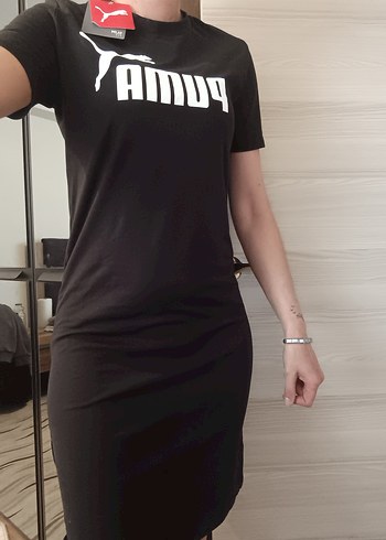 Puma Siyah Logo Elbise Orjinal