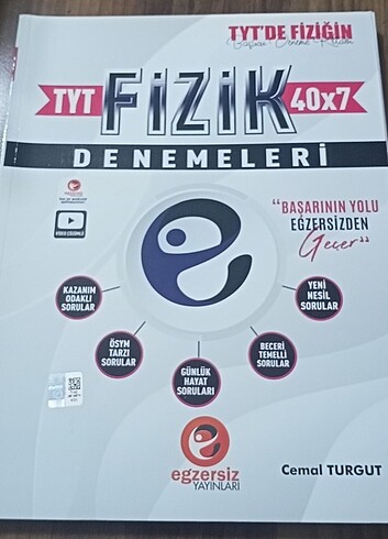 EGZERSİZ YAYINLARI TYT FİZİK BRANŞ DENEMESİ