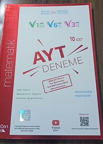345 AYT MATEMATİK DENEMESİ 