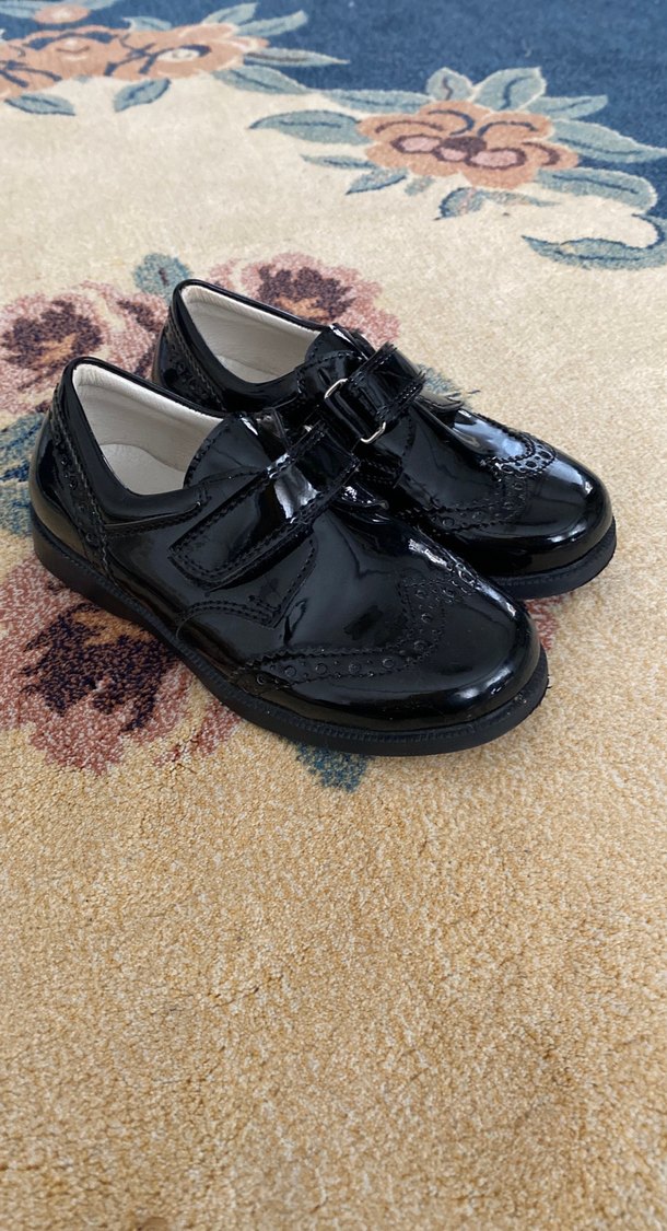 Klasik Siyah Rugan Erkek Çocuk Ayakkabısı Cici bebe - Görsel 2