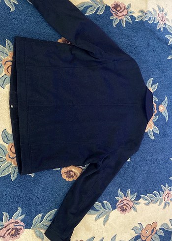 Erkek kaşmir siyah Fermuarlı Ceket kışlık - Görsel 7