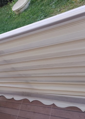 Gri-Beyaz Düz Perde - Görsel 2