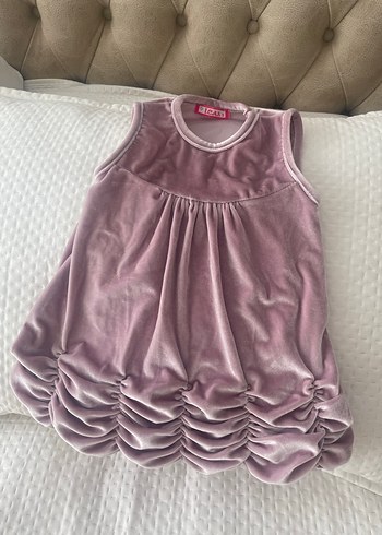 Diğer Kız Çocuk Straplez Fırfırlı Gotik Elbise